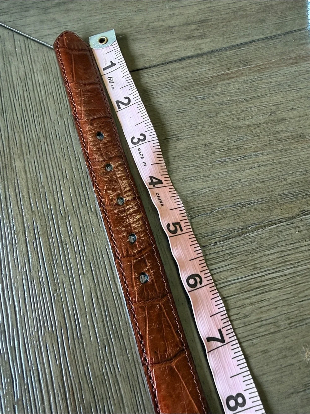 Brighton Cognac Brown Leather Belt with Gold Buckle and Silver Accents